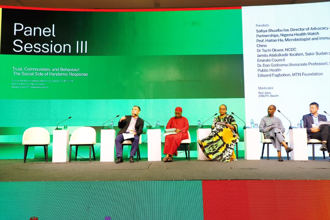 Nigerian and Chinese experts discuss community trust, misinformation, and the social dimensions of pandemic response during Session III.