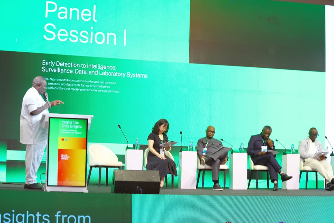 Panelists examine comparative surveillance architectures and digital tools for real-time disease intelligence during Session I.