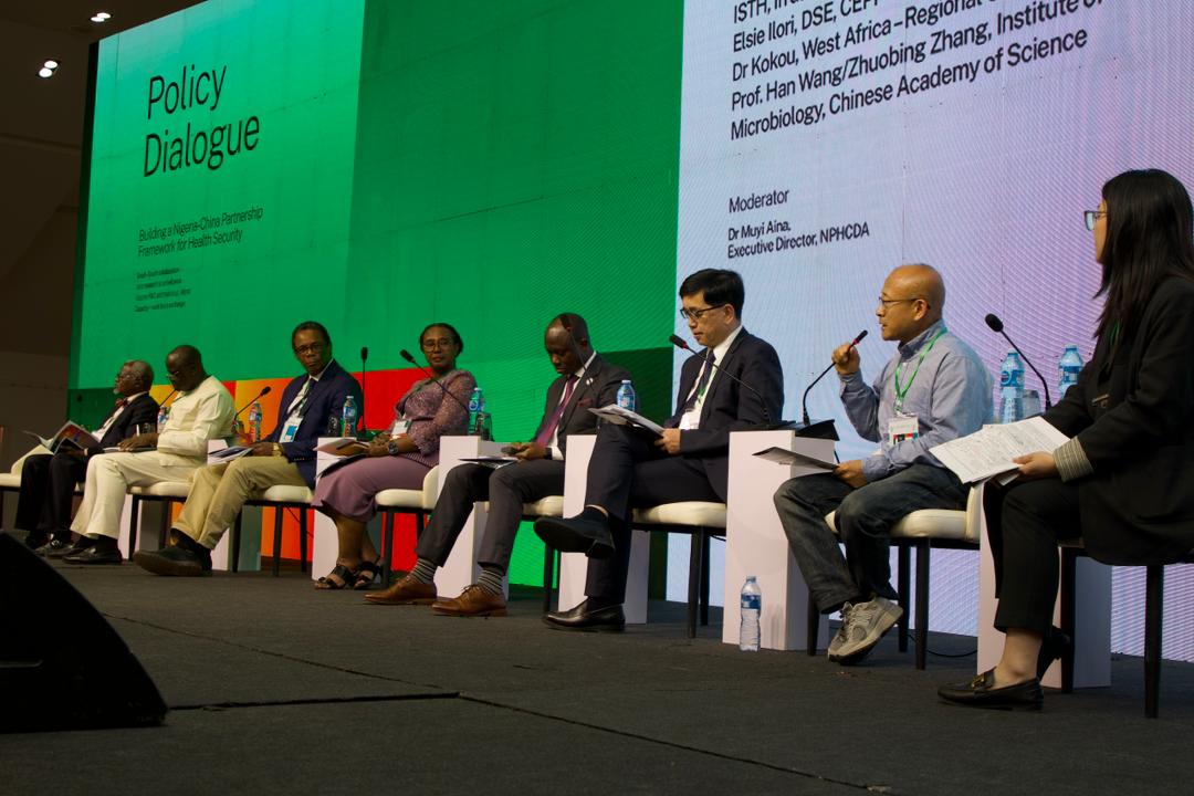 Senior leaders discuss the Nigeria-China Partnership Framework for Health Security during Session IV.